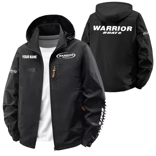 Warrior Exclusive Logo Performance Softshell Waterproof Outdoor Jacket Detachable Hood TTFSWOJA0819WAZ - Warrior Jacket