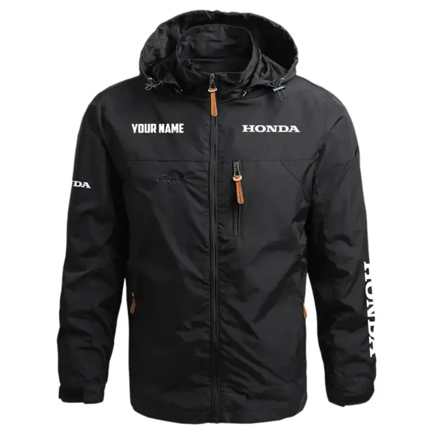 Honda Exclusive Logo Performance Waterproof Outdoor Jacket Detachable Hood TTFSWOJCN2510HOZ - Honda Jacket