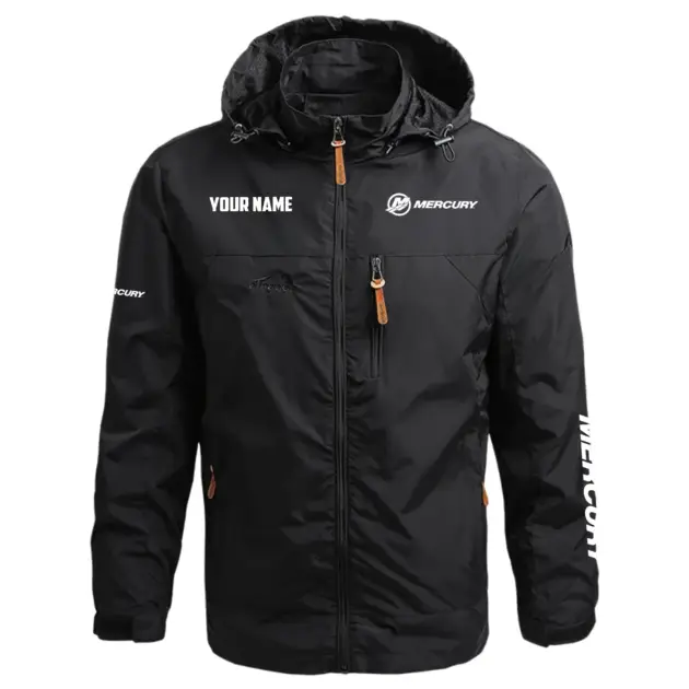 Mercury Exclusive Logo Performance Waterproof Outdoor Jacket Detachable Hood TTFSWOJCN2510MZ - Mercury Jacket