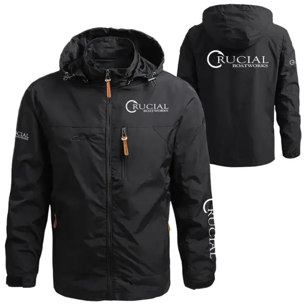 Crucial Boat Works Exclusive Logo Performance Waterproof Outdoor Jacket Detachable Hood TTFSWOJN2510CBWZ - Crucial Boat Works Jacket