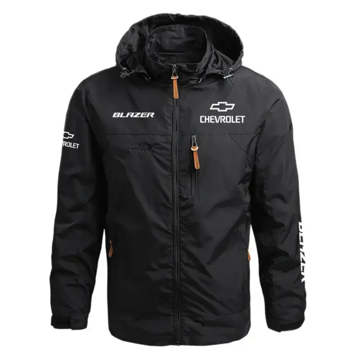 Chevrolet Blazer Performance Waterproof Outdoor Jacket Detachable Hood Windbreaker HTWOJCEBLZ – Chevrolet Jacket
