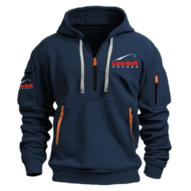 Link-Belt Exclusive Logo Performance Half Zipper Hoodie NBCRHHZ1601LBZ - Link-Belt Hoodie