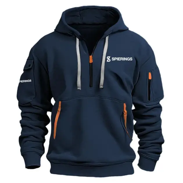 Spierings Exclusive Logo Performance Half Zipper Hoodie NBCRHHZ1601SIZ - Spierings Hoodie