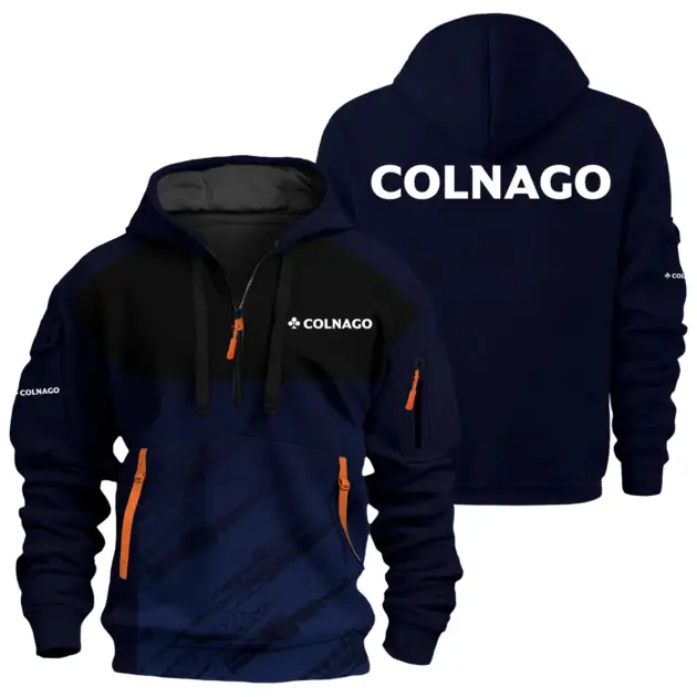 Colnago Exclusive Logo Performance Half Zipper Hoodie OSMTBHHZ3D121104COZ - Colnago Hoodie