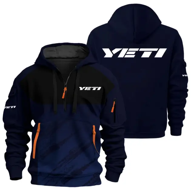 Yeti Exclusive Logo Performance Half Zipper Hoodie OSMTBHHZ3D121104YTZ - Yeti Hoodie