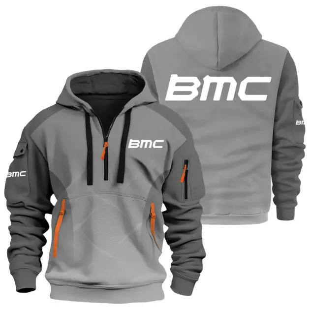 BMC Exclusive Logo Performance Half Zipper Hoodie OSMTBHHZ3D121105BMCZ - BMC Hoodie