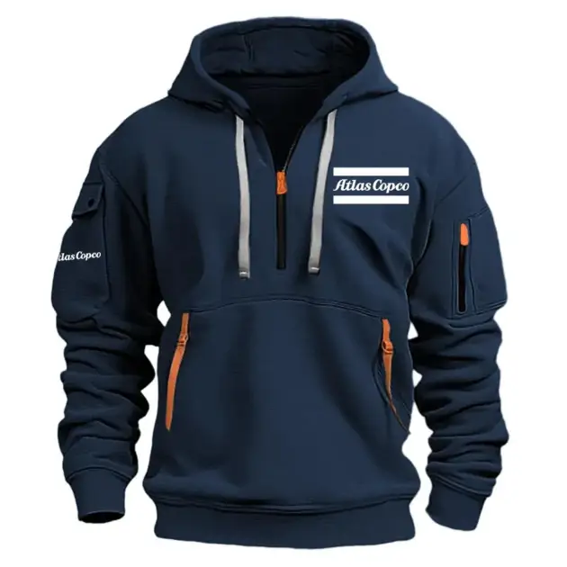 Atlas Copco Exclusive Logo Performance Half Zipper Hoodie OUEPHHZ3012ACZ - Atlas Copco Hoodie