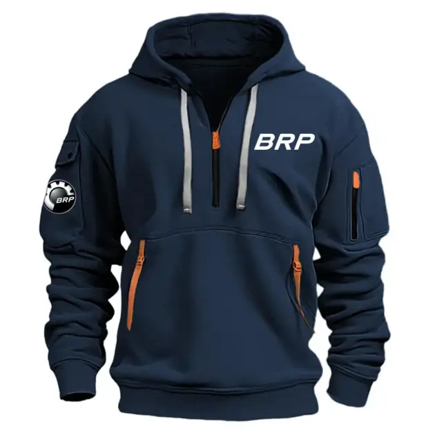 Bombardier Recreational Products Exclusive Logo Performance Half Zipper Hoodie OUEPHHZ3012BRZ - Bombardier Recreational Products Hoodie