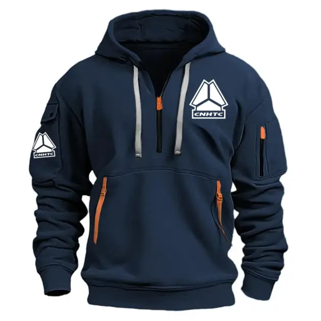 China National Heavy Duty Truck Group Exclusive Logo Performance Half Zipper Hoodie OUEPHHZ3012CNZ - China National Heavy Duty Truck Group Hoodie