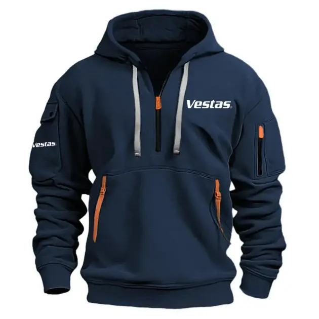 Vestas Wind Systems Exclusive Logo Performance Half Zipper Hoodie OUEPHHZ3012VWZ - Vestas Wind Systems Hoodie