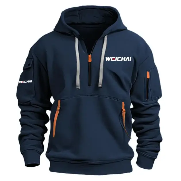 Weichai Power Exclusive Logo Performance Half Zipper Hoodie OUEPHHZ3012WPZ - Weichai Power Hoodie