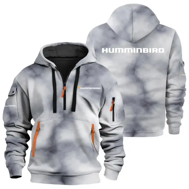 Humminbird Exclusive Logo Performance Half Zipper Hoodie TTFSHHZ3D081906HUZ - Humminbird Hoodie