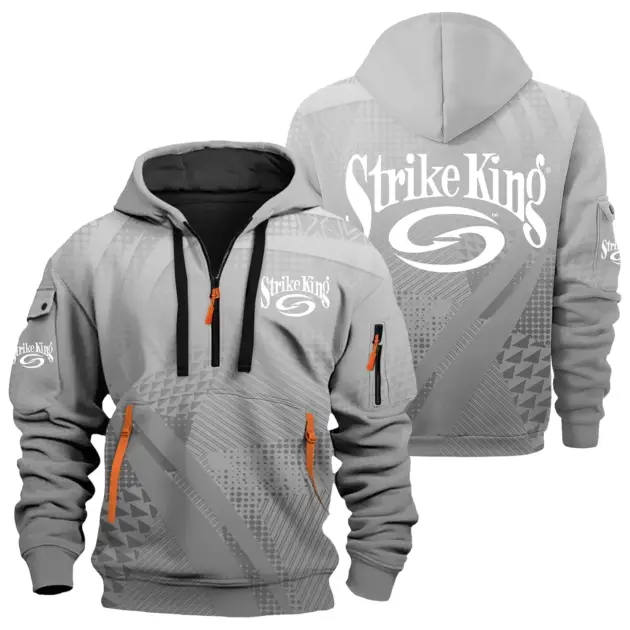 Strike King Exclusive Logo Performance Half Zipper Hoodie TTFSHHZ3D081907SKZ - Strike King Hoodie