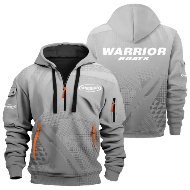 Warrior Exclusive Logo Performance Half Zipper Hoodie TTFSHHZ3D081907WAZ - Warrior Hoodie