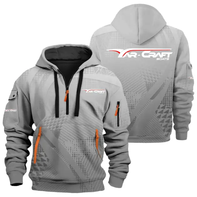 Yar-Craft Exclusive Logo Performance Half Zipper Hoodie TTFSHHZ3D081907YCZ - Yar-Craft Hoodie